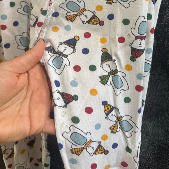 Hanna Andersson Holiday Long John Pajamas 100% Organic Cotton Size 140cm 10-12Y - Picture 3 of 7